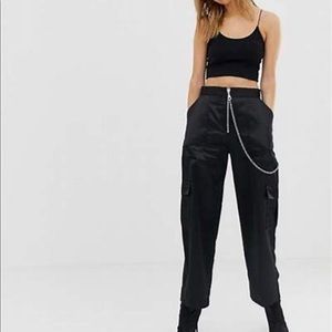 Ragged Priest Satin Cargo Pants